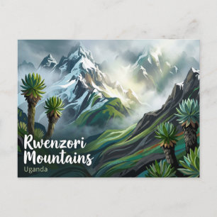 Rwenzori-Mountains-Nationalpark Uganda Postkarte