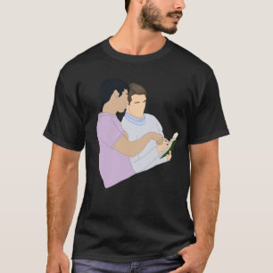 Rwrb - rot und königsblau - Nick und Taylor T-Shirt