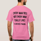 RWSC, Trainer für echte Weltstärke T-Shirt (Rückseite)