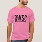 RWSC, Trainer für echte Weltstärke T-Shirt (Vorderseite)
