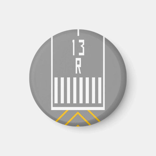 RWY-Schwellenwert 13R Magnet (Vorne)