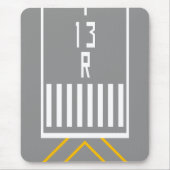RWY-Schwellenwert 13R Mousepad (Vorne)