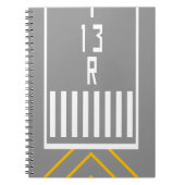 RWY-Schwellenwert 13R Notizblock (Vorderseite)