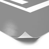 RWY-Schwellenwert 13R Poster (Ecke)