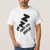 Rwyt ti'n ddiflas | Sie langweilen in Walisisch T-Shirt (Vorderseite)