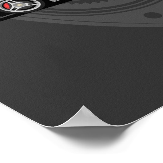 RX7 FD rotary JDM car Poster (Ecke)