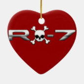 RX7 mit einem Schädel Keramikornament (Hinten)