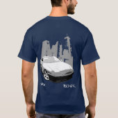 rx7textBlack T-Shirt (Rückseite)