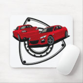 Rx8 Rotary Mousepad (Mit Mouse)