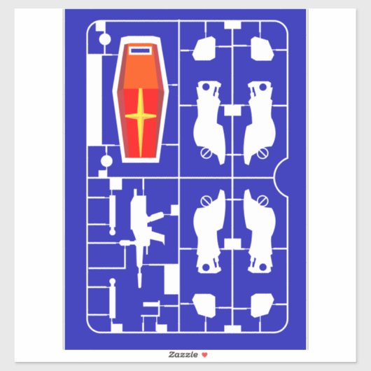 Rx-78 Gundam Gunpla Pampo Modell Runner Kit Strahl Aufkleber (Blatt)