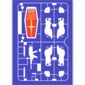 Rx-78 Gundam Gunpla Pampo Modell Runner Kit Strahl Aufkleber (Vorderseite)