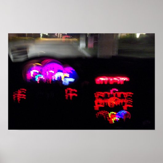 RX-8 nach Nacht Poster (Vorne)