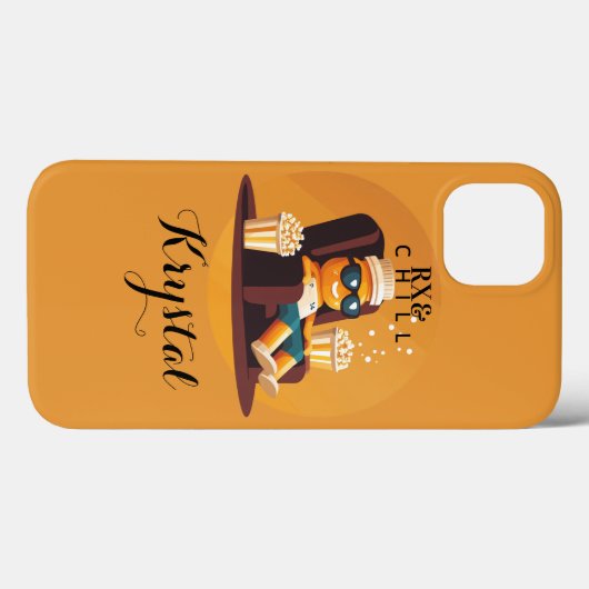 Rx & Chill | Funny Pharmacy Tech Names Case-Mate iPhone Hülle (Rückseite (Horizontal))