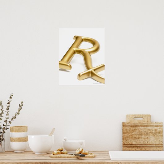 Rx drug sign poster (Küche)