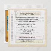 RX Funny Happiness Prescript Einladung (Vorne/Hinten)