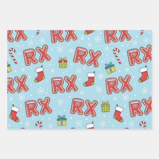 RX-Mas Pharmacy Christmas Geschenkpapier Set (Vorderseite)