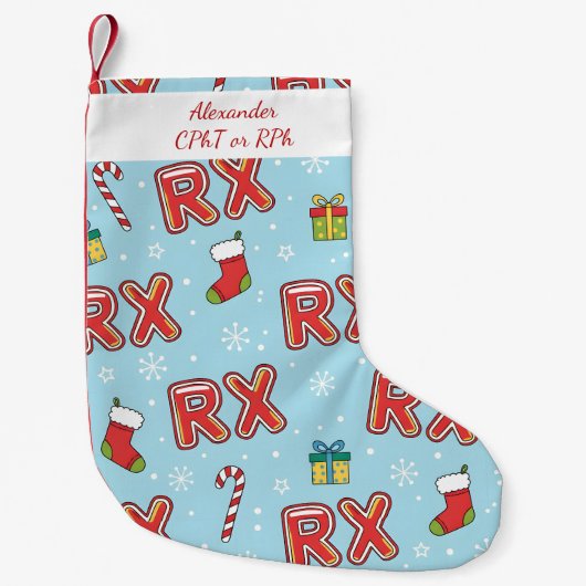 RX-Mas Pharmacy Kleiner Weihnachtsstrumpf (Vorderseite)