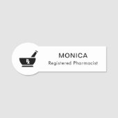 RX Pharmacy Logo Namensschild (Vorderseite)