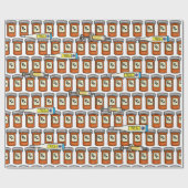 Rx Pillen Thermometer Spritze Geschenkwrake Geschenkpapier (Flach)