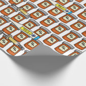 Rx Pillen Thermometer Spritze Geschenkwrake Geschenkpapier (Ecke)