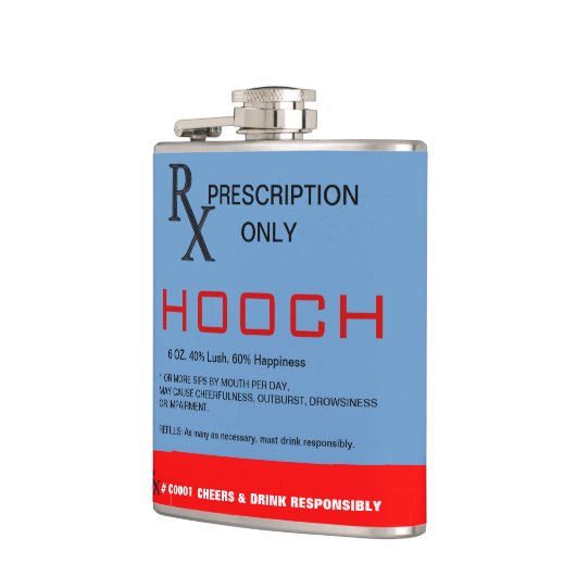 RX Prescription Hooch Flask Flachmann (Links)