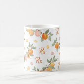 Rx Prescription Peach Pill Pattern Pharmacy Kaffeetasse (Mittel)