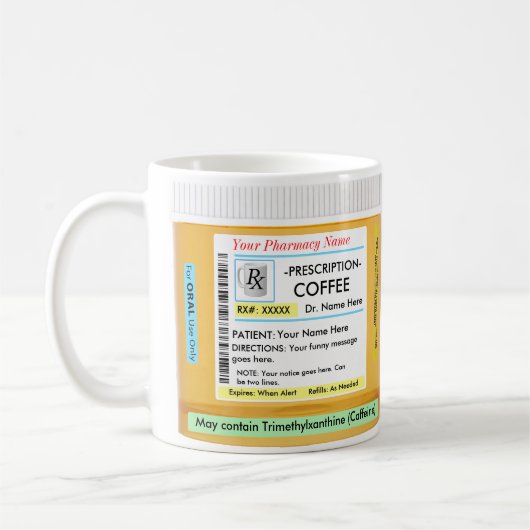RX-Tasse - Eigene Anpassung Kaffeetasse (Links)