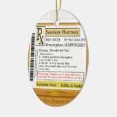RX Verordnung für Glück Keramik Ornament (Links)