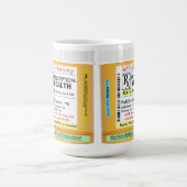 RX-Verschreibung für Gesundheit Kaffeetasse (Mittel)