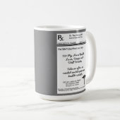 RX-Verschreibung Inspiration wird gut Kaffeetasse (VorderseiteRechts)