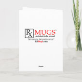 RX Verschreibung Pad Funny Get Well Card Karte (Rückseite)