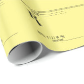 Rx Verschreibung Pad - Schreiben Sie Ihre eigene V Geschenkpapier (Rolleneckpunkt)