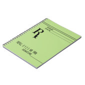 Rx Verschreibung Pad - Schreiben Sie Ihre eigene V Notizblock (Linke Seite)