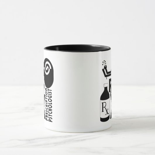 RxP LOGO Prescription Psychologe Tasse (Zentrum)