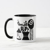 RxP LOGO Prescription Psychologe Tasse (Links)