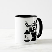 RxP LOGO Prescription Psychologe Tasse (VorderseiteRechts)
