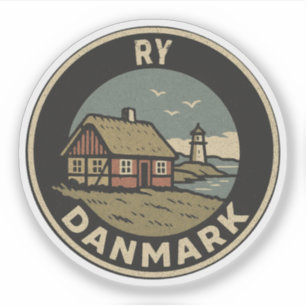 Ry, Dänemark Aufkleber