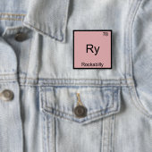 Ry - Rockabilly Funny Chemistry Element Symbol T-S Button (Beispiel)