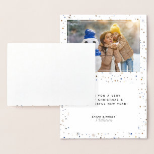 RY Script + Foto Farbabstimmung Schnee + Sterne Folienkarte