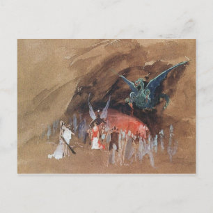 Ryabushkin Drachenhöhle Postkarte