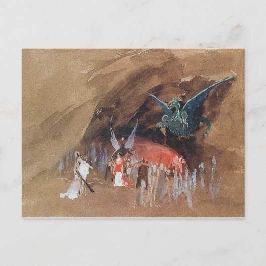 Ryabushkin Drachenhöhle Postkarte (Vorderseite)