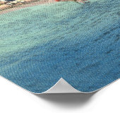 Ryalls Bathing Beach bei Saratoga Lake View Poster (Ecke)