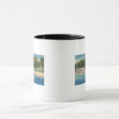 Ryalls Bathing Beach bei Saratoga Lake View Tasse (Zentrum)