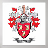Ryan Coat of Arms Poster (Vorne)