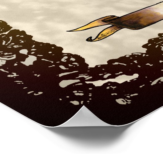 Ryan Coat of Arms Poster (Ecke)