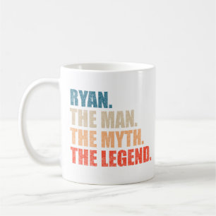 Ryan der Mann der Mythos der Legende Kaffeetasse