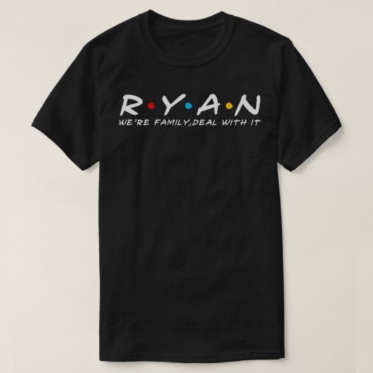 Ryan Familienname Ryan Nachname Ryan T-Shirt (Design vorne)