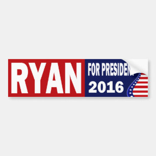 Ryan für Präsidenten 2016 Autoaufkleber