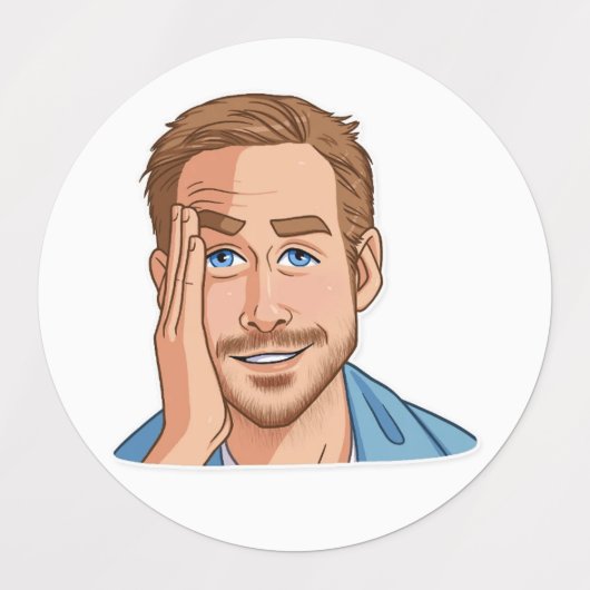 Ryan Gosling Etiketten (Design 2)