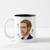 Ryan Gosling Zweifarbige Tasse (Links)
